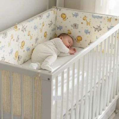 bebe dort confortablement tour de lit bebe girafe