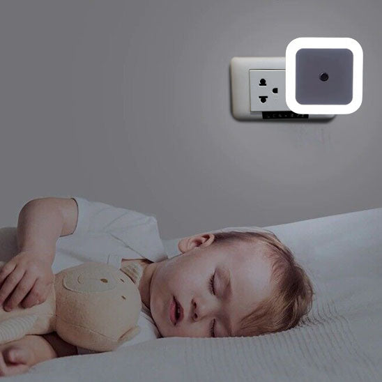bebe dort veilleuse bebe murale prise electrique arre lumineux blanc