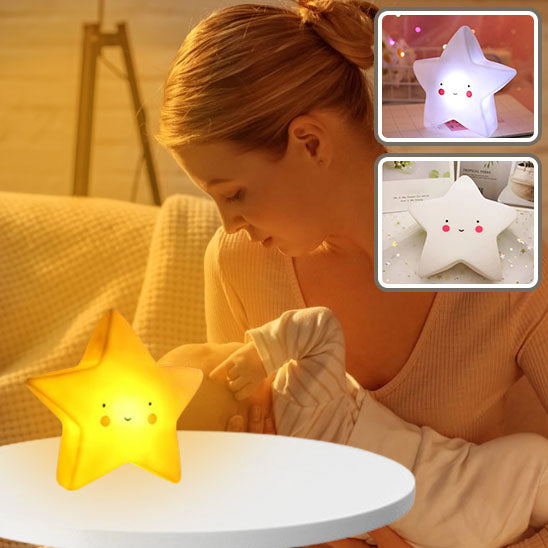 veilleuse bébé | Étoile souriante