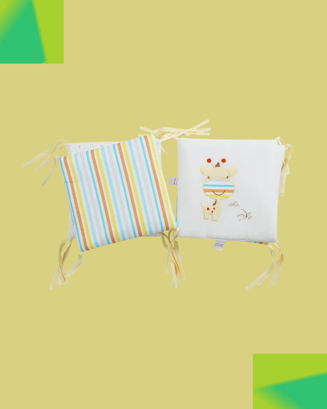 lot coussins girafe tour de lit