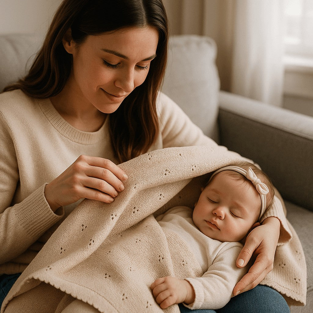 couverture bebe tricot | Triko3Tâą