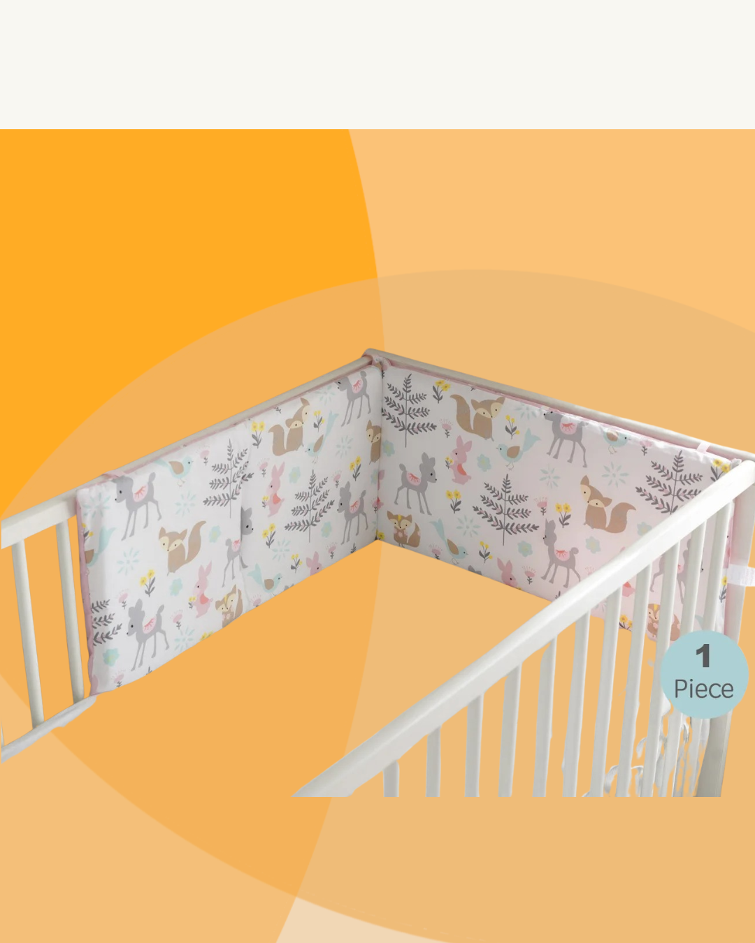 petite biche motif tour de lit bebe une piece