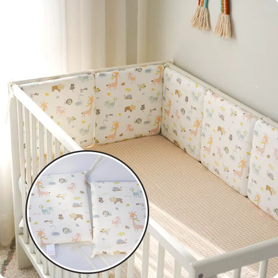 presentoir berceau tout de lit bebe motif plusieurs animaux