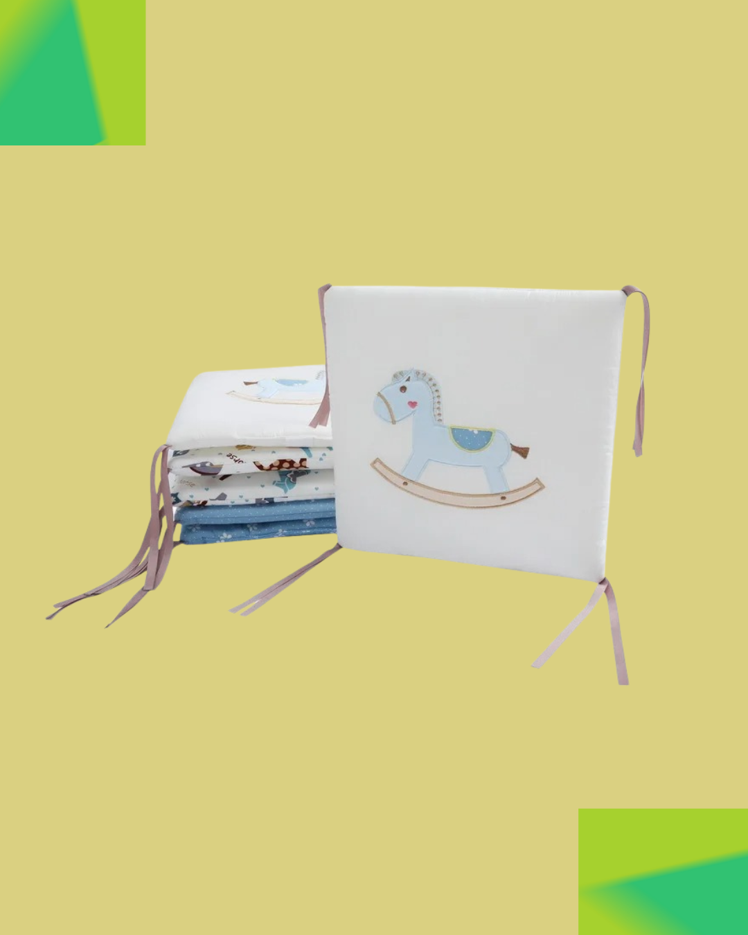 presentoir coussins tour de lit cheval de troie