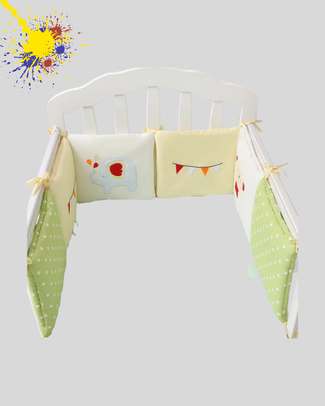 presentoir tour de lit coton bio petit elephant