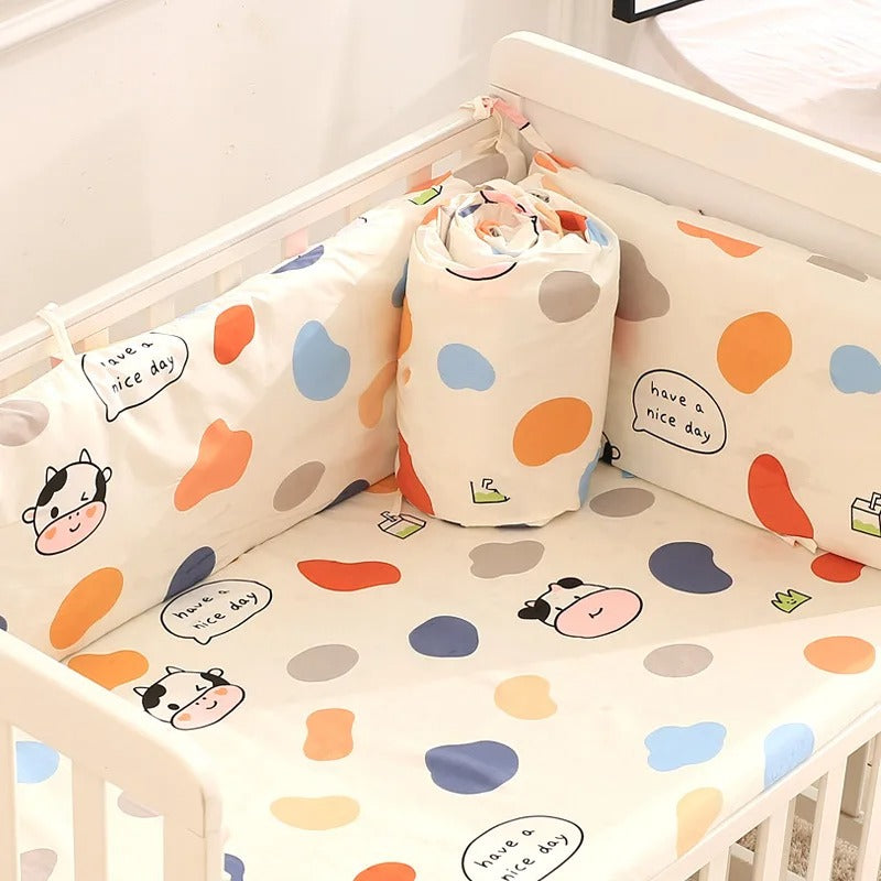 tour de lit bebe motif vache