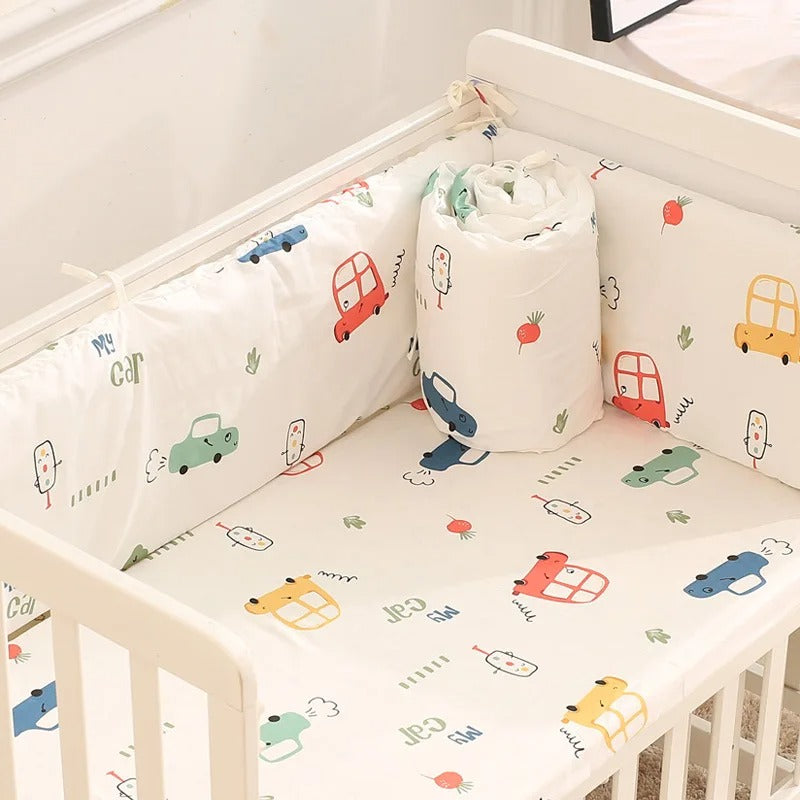 tour de lit bebe motif voiturette