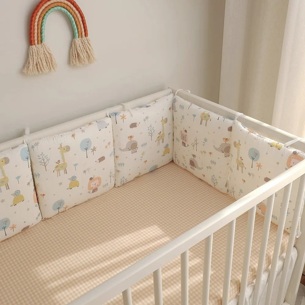 tour de lit bebe beige