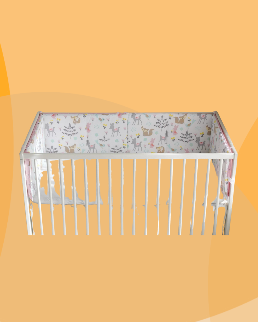 tour de lit bebe berceau motifs biche