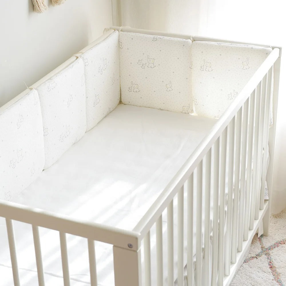 tour de lit bebe blanc