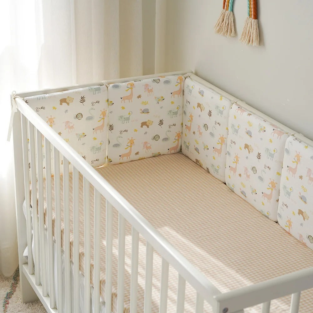 tour de lit bebe marron