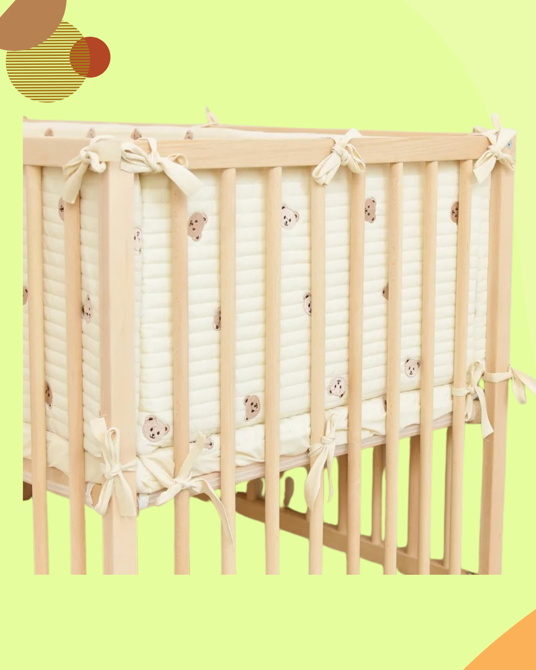 tour de lit bebe sangles attaches