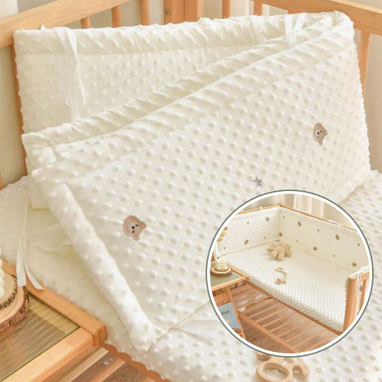 tour de lit coton surface bulles