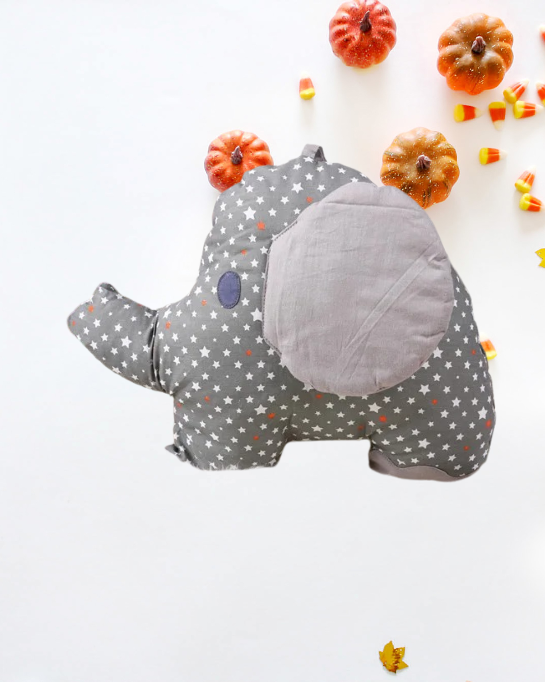tour de lit elephant gris