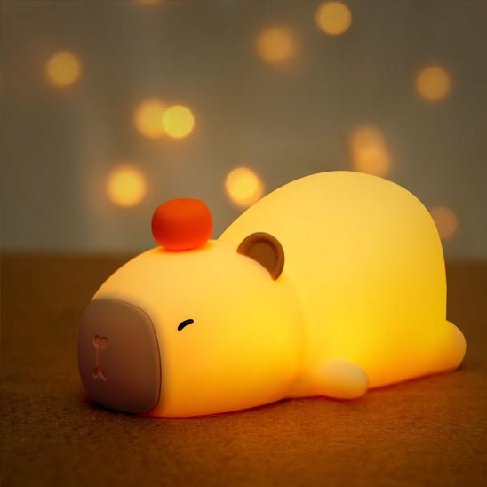 veilleuse bebe mini capy jaune