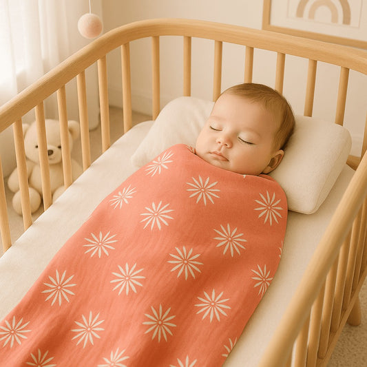 bebe_dort_couverture_emmaillotage_mousseline_coton_bio