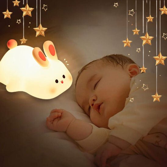 bebe dort veilleuse bebe petit lapin lapinou