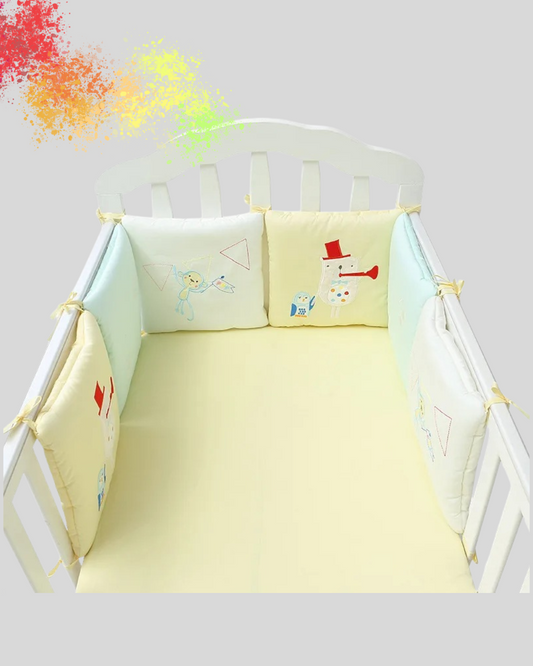berceau motifs joie tour de lit coton bio