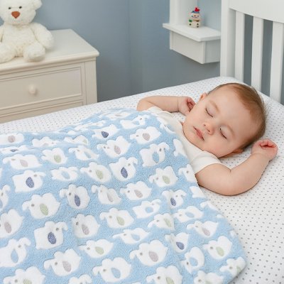 Couverture bebe bebe dort