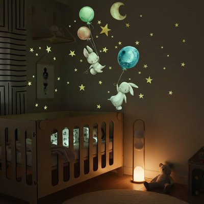 decoration lumineux nuit Stickers muraux chambre 