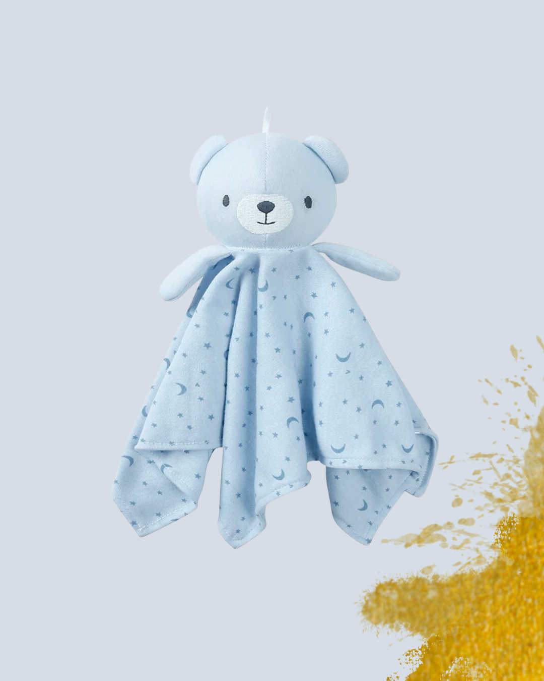 doudou bebe rembourrage coton ourson bleu