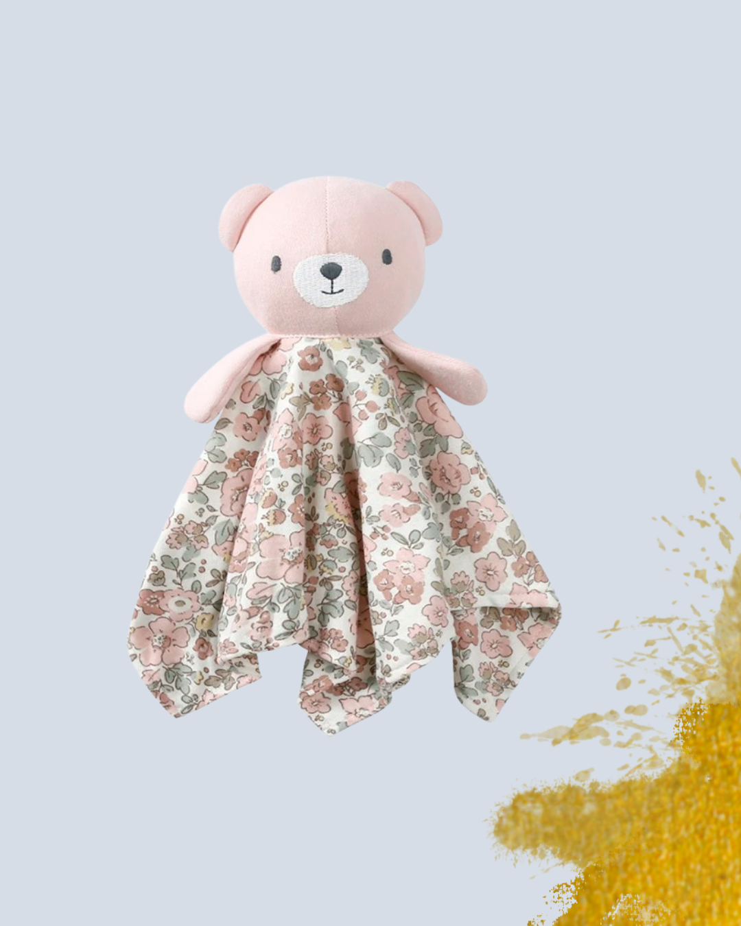doudou bebe rembourrage coton ourson rose