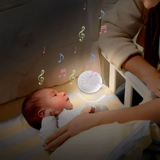maman berce bebe veilleuse bruit blanc mini portatif plat