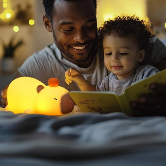 papa lecture bebe veilleuse bebe mini capy
