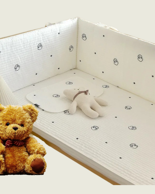 tour de lit bebe elephant 65 cm