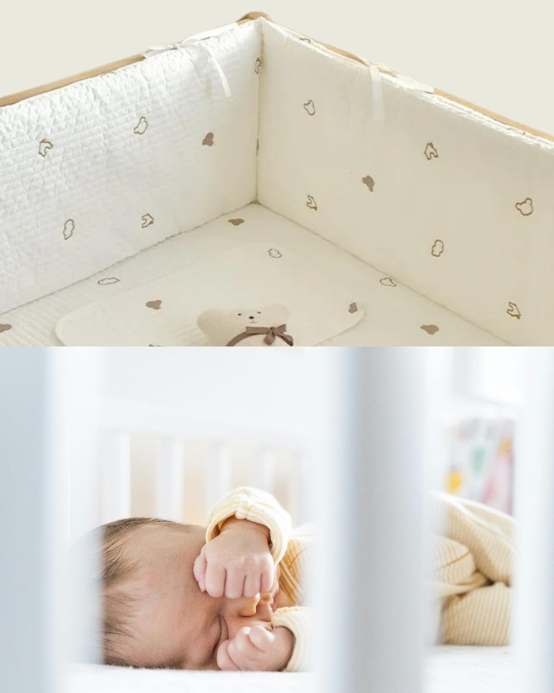tour de lit bebe dort berceau risque collisions